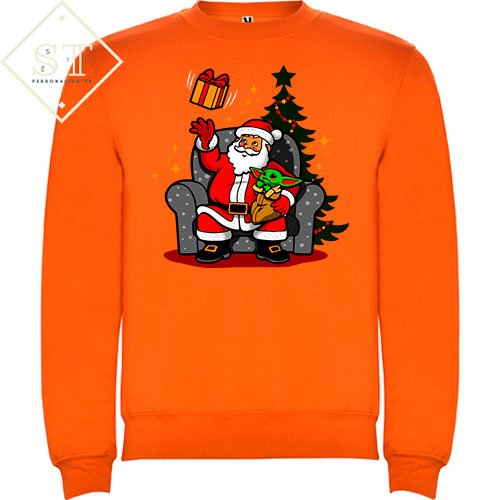 Baby Yoda with Santa - Sê-Tu